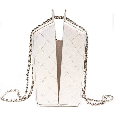 silver chanel milk carton bag quilted sides price|CHANEL Iridescent Silver Lait de Coco Milk Carton Bag .